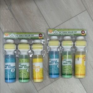 Sidewalk chalk roller set 3 piece